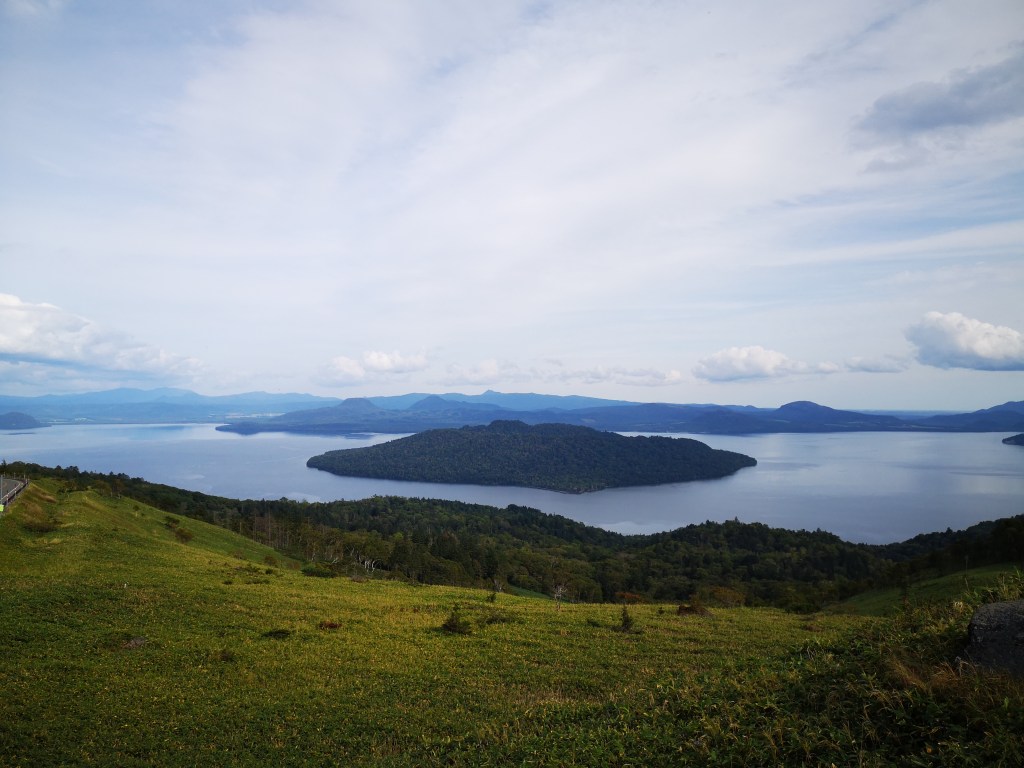 Panoramic View of Lake Kussharo from Bihoro&nbsp;Pass